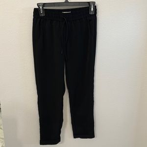 Black Polyester Pants